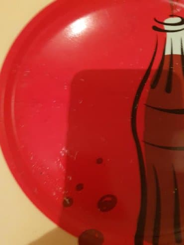 posuda za puter: Tanjiri koka kola,veci,korisceni,2 kom,cena je za oba — 5