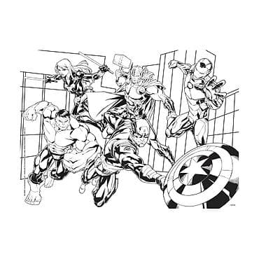 srebrne haljine slike: Slagalica Marvel Avengers 2 u 1 – dvostrana zabava za mališane! - — 3