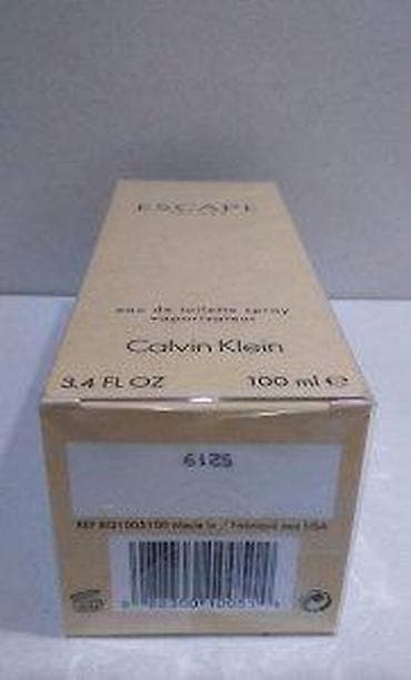 Lične stvari: CALVIN KLEIN ESCAPE MEN EDT100ML | Calvin Klein Escape men edt100ml — 5
