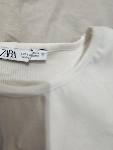 Shirts, blouses and tunics: ZARA bela bluza sa puf rukavima - Brend: ZARA - Model: bluza dugih — 4
