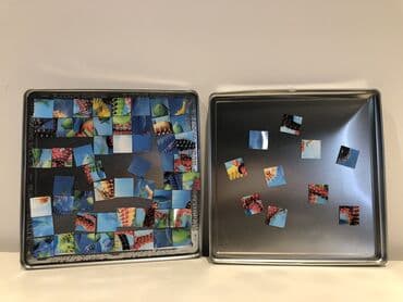 igračke od kartona: MAGNETNE 3D PUZLE, 64 kom U kutijici za koju se magnetnim 3D puzlama — 4