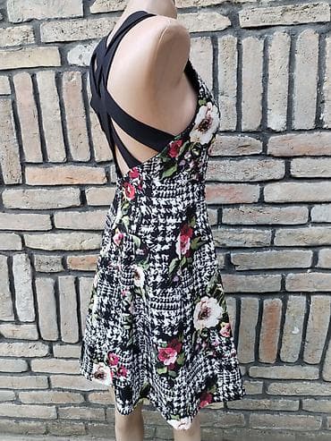 lepe torbe: Haljina vel S, kao nova - Model: ženstvena midi haljina A-kroja - — 4