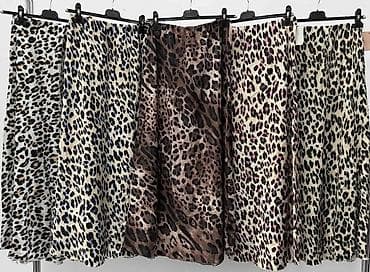 planika obuca deca: Satenasta duga suknja sa leopard printom. - Materijal: lagan, glatki — 2