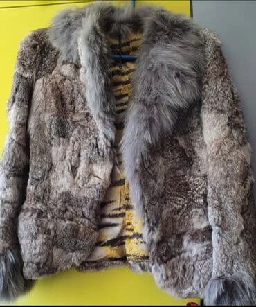 krzneni prsluk zara: S (EU 36), Sa postavom, bоја - Siva — 2