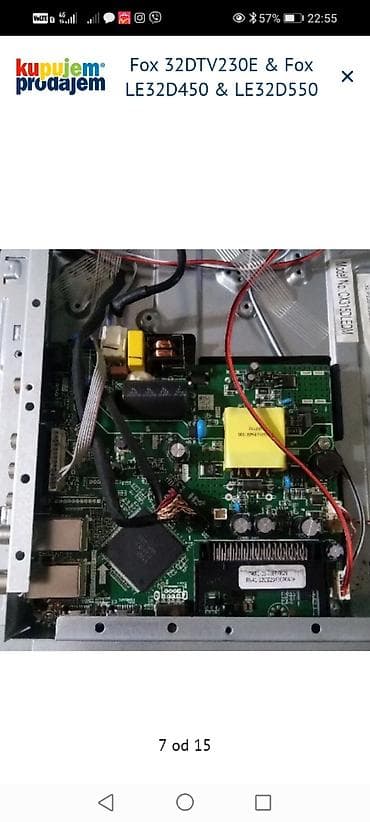 daljinski za tv sharp aquos: Fox 32DTV230E, Fox LE32D450 i Fox LE32D550 – delovi za televizore 32" — 8