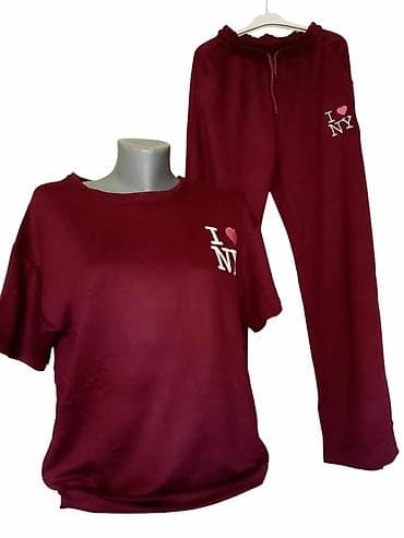 mere za brushalter: Ženski komplet – majica i trenerka “I ❤ NY” - Dvodijelni set — 1