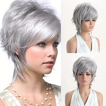 Kratka ženska perika – moderni pixie/bob stil - Dizajn: kratka — 4