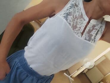 Bluze: Hugo Boss, S (EU 36), Jednobojni, bоја - Bela — 5