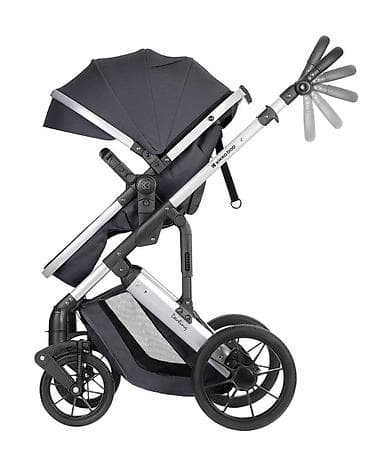 KIKKA BOO DARLING – premium 3u1 kolica, dark grey (SKU: KKB1) Kikka