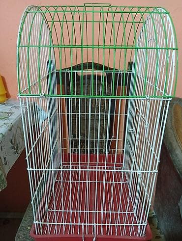 kavezi za kanarince: Kavez za ptice sa kupolastim krovom - Materijal: metalna žica sa — 3