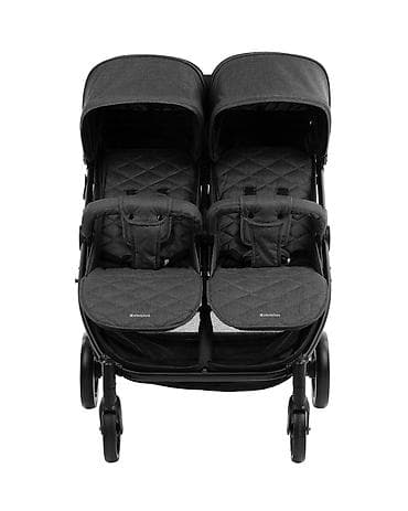 kolica za blizance: Kikka Boo Happy 2 – kolica za blizance, dark grey Kolica sa dva — 4