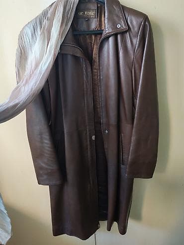 baletanke beograd: Dugi ženski kaput od prirodne kože – AR TEMIZ Classic, veličina L. - — 4