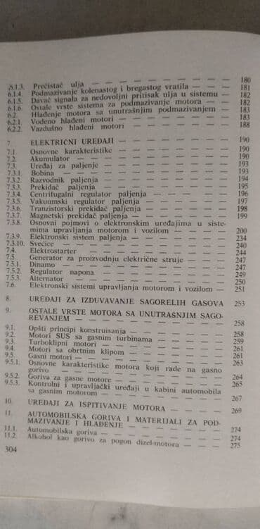pijev život knjiga: Tehnicka knjiga: Motori s unutrasnjim sagorevanjem 1986. god. 305 — 6
