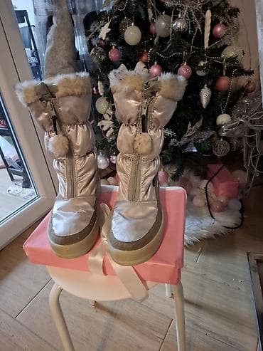 Women's Footwear: High boots, 37, color - Silver — 1