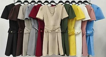 Lične stvari: 🔥Elegantna mini haljina sa kratkim rukavima i V-izrezom
✅2600 din — 6