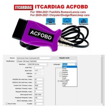 set za vracanje kocionih cilindara: Itcardiag acfobd obd2 za — 3