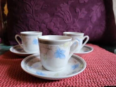 soljice za espresso lavazza: Soljice nove nemacke fena porcelan 70ye. Porcelanske soljice — 8