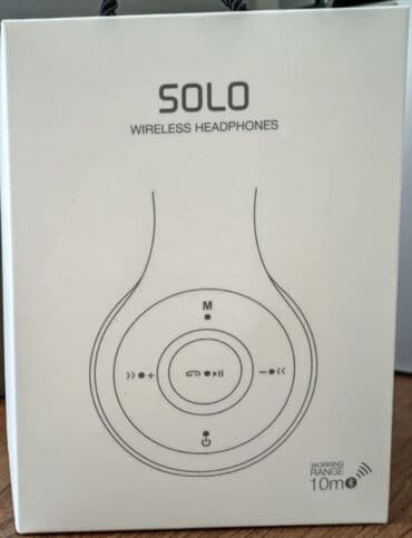 bezicni mikrofon: SOLO Wireless Headphones Bežične slušalice Solo Karakteristike — 1