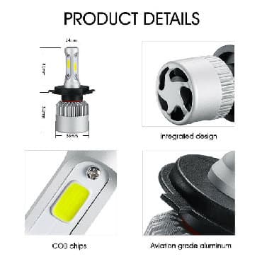 ventilatori za kamione: H4 led sijalice sa ventilatorom 36W,8000 lumena, 12V-24V Provereno — 2