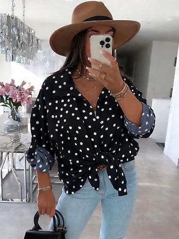 Lične stvari: ✨✨Ženska ležerna košulja na tufne - Model: klasična košulja na dugmad — 6