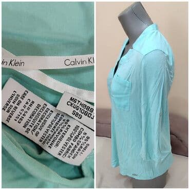 calvin klein helanke: Calvin Klein, L, Spandex, Single-colored, color - Turquoise — 2