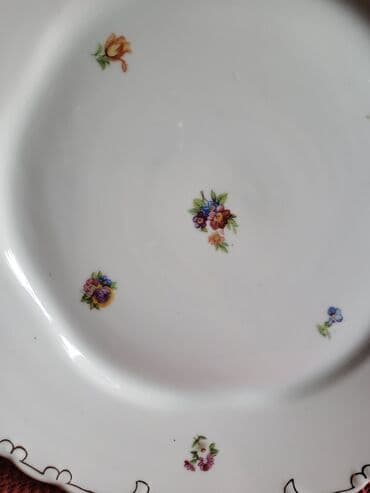 swarovski kristali cena: Tanjir Hollohaza iz 1949 do 1970.godine. madjarski porcelan za — 6