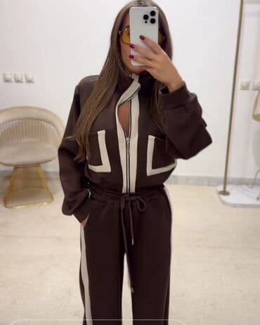 Ostala ženska odeća: One size, Prugasti, bоја - Braon — 5