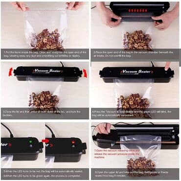 dimenzije roštilja: Kese VAKUM - za vakumiranje-Vacuum Sealer Bags 20/50/100 KOM Kese za — 5