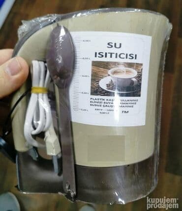 Električna kuvala: Elektricno kuvalo za kafu, sa poklon kasicicom

649 dinara — 1