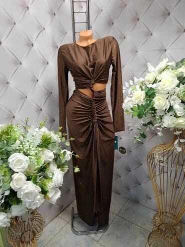 cimerman haljine: 🔥Cena 4300 din dostupna i u crnoj boji Elegantna večernja haljina u — 1