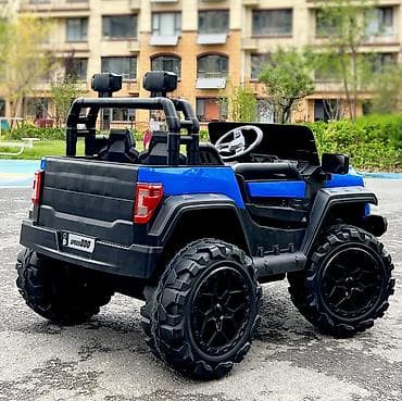 dečije sedište za auto: Mercedes Terenac 4x4 – Plavi – Auto na akumulator za decu Šifra — 2