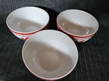 silikonski set za kuhinju: Cinije nove,vintaz za supe,corbe itd. pun porcelan. Komada 3 u — 2