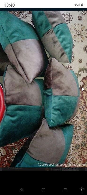 posteljina sa srcima: Dekorativni jastuk, bоја - Šareno — 3