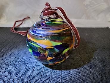 Murano nova kugla Macchia tehnika 1960g+. Dekotativna murano kugla na lalafo.rs Murano nova kugla Macchia tehnika 1960g+. Dekotativna murano kugla