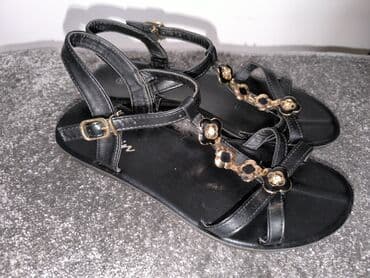 mokasine od prevrnute koze: Sandals, 40 — 2