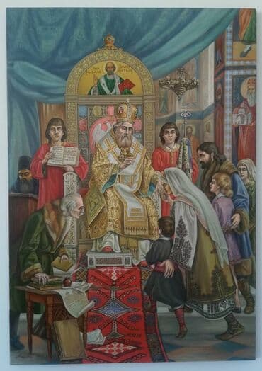 tepih za stepenice: Painting, 70 x 100 cm, New — 6