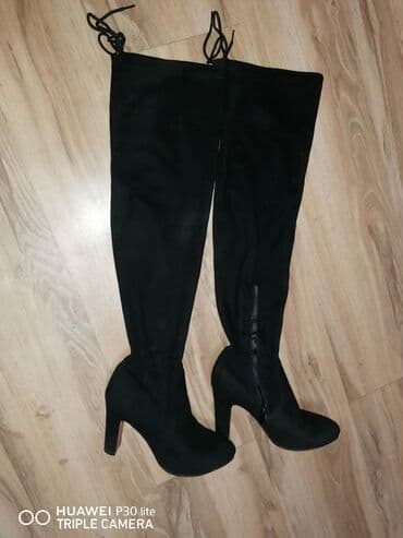crna subara: High boots, 38 — 1