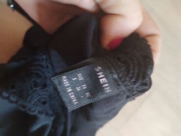 zara crna midi haljina: S (EU 36), color - Black, Short sleeves — 4