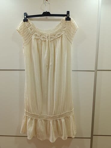 haljine c a: Natesse XL (EU 42), color - Beige, Short sleeves — 1
