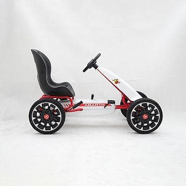 roleri za devojcice 30 33: Karting na pedale ABARTH – beli Šifra proizvoda: Sportski karting — 2