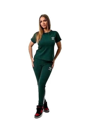 helanke sa petom: Dva‑dela ženski sportski komplet – majica kratkih rukava i uske — 6