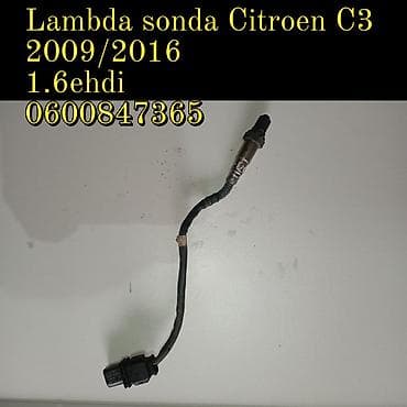 Lambda sonde: Lambda sonda za Citroën C3 (2009–2016), motor 1.6 e-HDi. - Senzor — 1