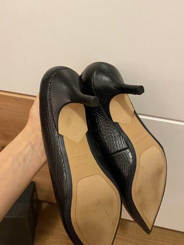 bež čizme od brušene kože: Pumps, Massimo Dutti, 39 — 8