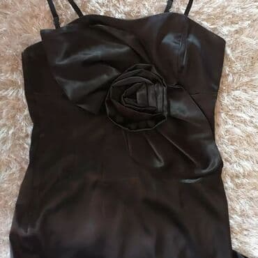 montego haljine: Crna elegantna haljina, Fervente — 2