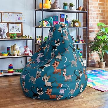 Lazy Bag za decu – Psi i mačke (šifra: 054-m-270) - Univerzalna