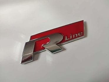 auto plac lajkovac: NATPIS R-LINE CRVENI ZA VOLKSWAGEN GOLF, SCIROCCO, TIGUAN | Natpis — 1