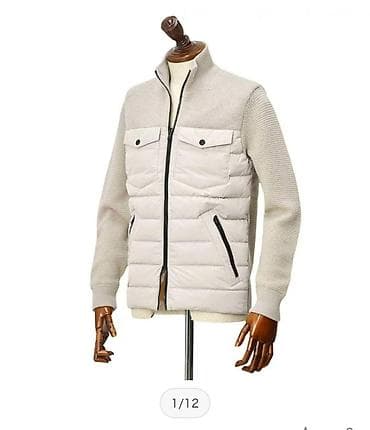 pantalone s: Herno muška hibridna jakna/džemper - Model: pleteni džemper sa — 1