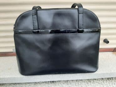 torbice crne: Shoulder bag, Mona, Material: Leather — 9