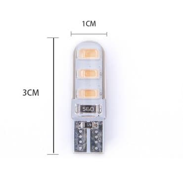 karbon traka: Led sijalica t10 smd 6 5730 silikonski gel 12v, no error(canbus) 5w — 3