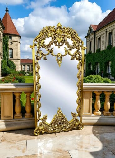 Stilska ogledala: 𝐕𝐞𝐥𝐢𝐤𝐨 𝐛𝐚𝐫𝐨𝐤𝐧𝐨 𝐑𝐨𝐜𝐨𝐜𝐨 𝐨𝐠𝐥𝐞𝐝𝐚𝐥𝐨𝐅𝐫𝐚𝐧𝐜𝐮𝐬𝐤𝐢 𝐬𝐭𝐢𝐥, 𝐫𝐚𝐦 𝐣𝐞 𝐮 𝐩𝐨𝐳𝐥𝐚𝐭𝐢